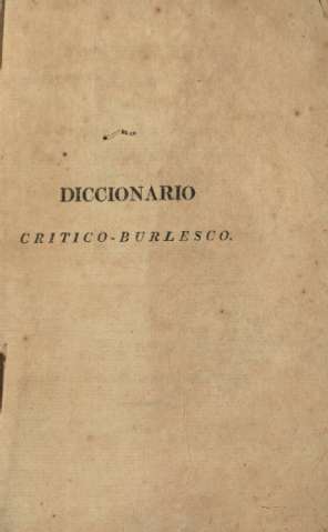 Diccionario critico-burlesco