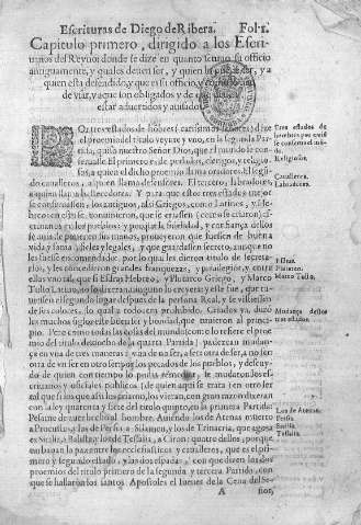 Escrituras de Diego de Ribera. Capitulo primero dirigido a los escribanos ...