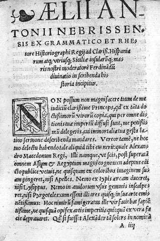 Aelii Antonii Nebrissensi ex grammatico et rethore... divinatio...