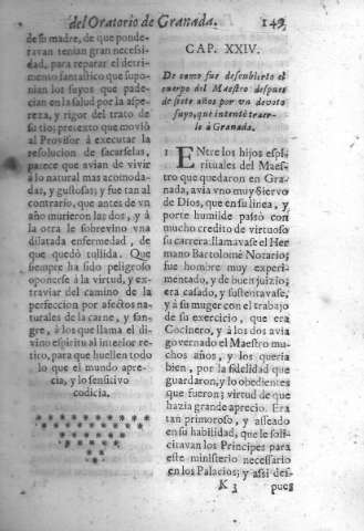 Cap. XXIV. De como fue descubierto el cuerpo del Maestro despues de siete años por un devoto suyo...