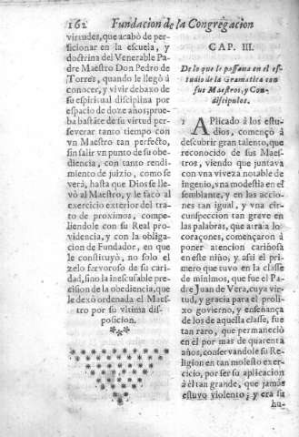 Cap. III. De lo que pasaua en el estudio de la Gramatica con sus Maestros...