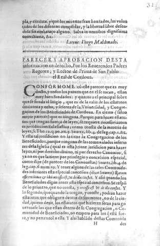 Parecer y aprobacion desta informacion en derecho...