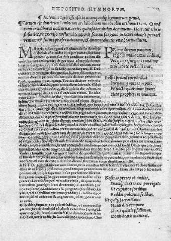 Expositio Hymnorum