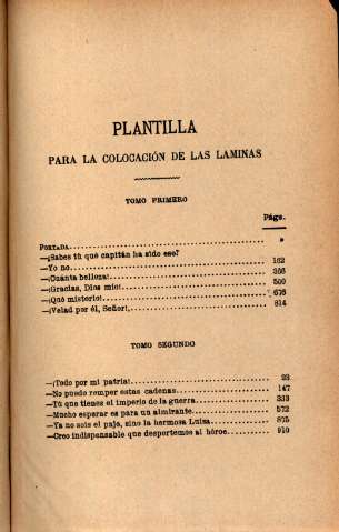 Plantilla para la colocación de las laminas