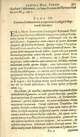 Pars III