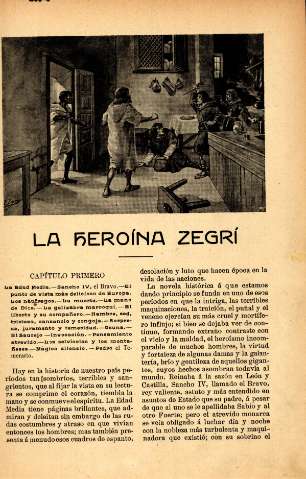La heroína Zegrí. Capítulo primero. La Edad Media. Sancho Iv, El Bravo. El punto de vista más deliciosio de Europa ...