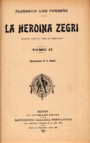 La heroína Zagrí. Tomo II
