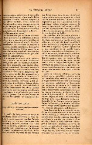 Capítulo XXIII. Ecija. El Rey. Determinación acertada. Partida