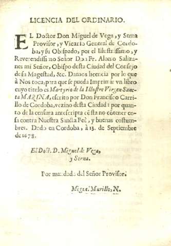 Licencia del Ordinario