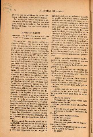 Capitulo XXVIII. Descanso. El príncipe Muza. El rey moro de Granada y el conde de Haro