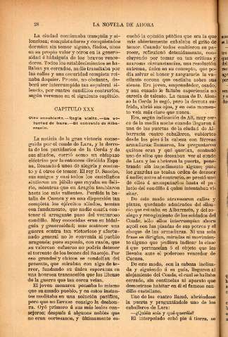 Capitulo XXX. Otro encubierto. Regia visita. La voluntad de Lara. El convenio de Albarracín