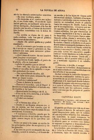 Capítulo XXXVI. Recibimietno y festejos. Alí armado caballero. El baile. La corona. Sorpresa. Los esposos