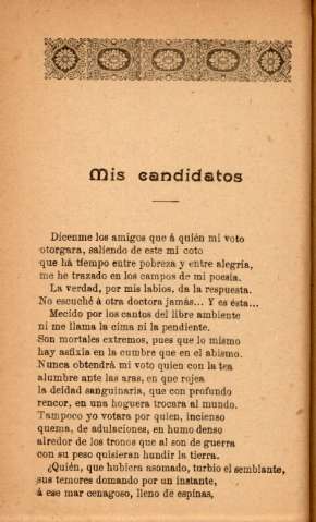 Mis candidatos