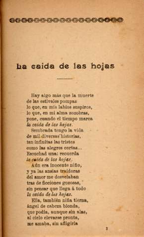 La caida de las hojas