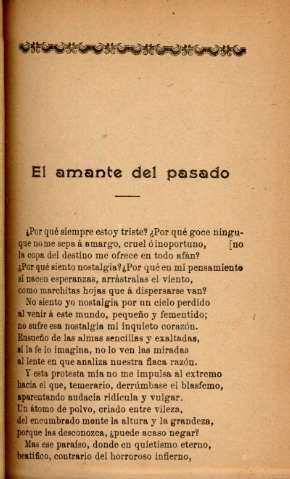 El amante del pasado