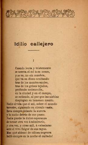Idilio callejero