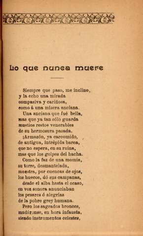 Lo que nunca muere