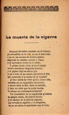 La muerte de la cigarra
