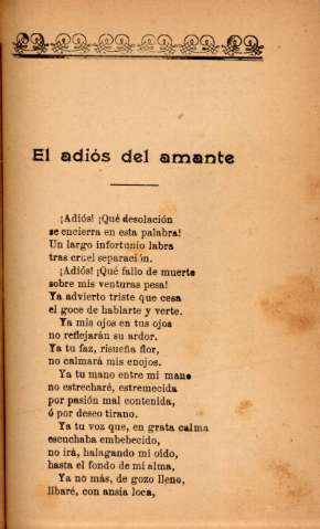 El adiós del amante