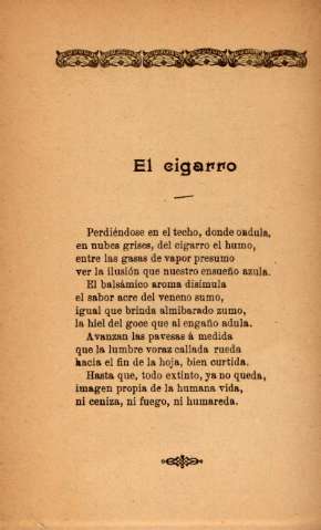 El cigarro
