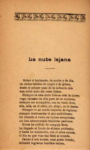 La nube lejana