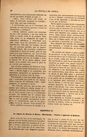 Capitulo VI. La esposa de Sancho el Bravo. Revolución. Vuelve á aparecer el Solitario