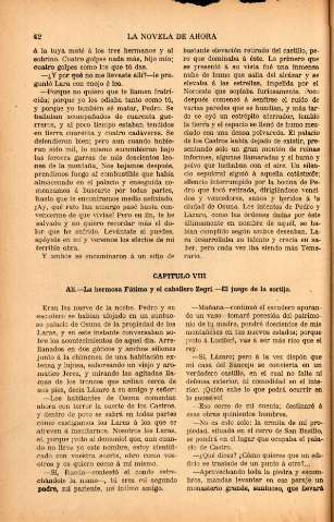 Capitulo VIII. Alí. La hermosa Fátima y el caballero Zegrí. El juego de la sortija