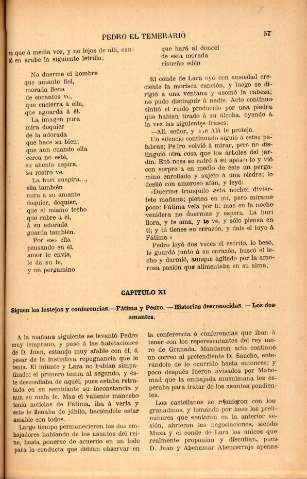 Capitulo XI. Siguen los festejos y conferencias. Fátima y Pedro. Historias desconocidas. Los dos amantes