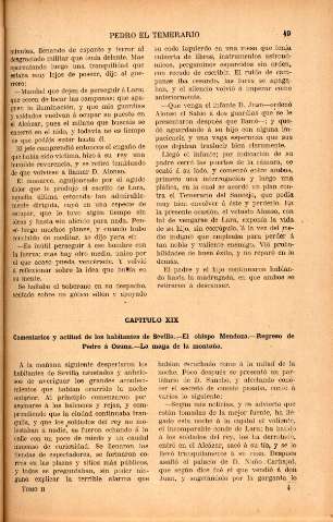 Capitulo XIX. Comentarios y actitud de los habitantes de Sevilla. El obispado Mendoza ...
