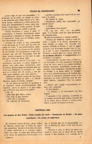 Capitulo XXI. Los monjes de San Pablo. Fallo terrible del abad ...