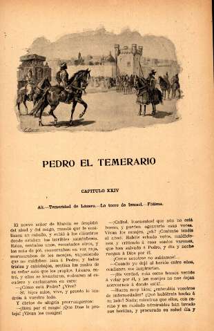Pedro el Temerario. Capitulo XXIV. Alí. Temeridad de Lázaro. La torre de Ismael. Fátima