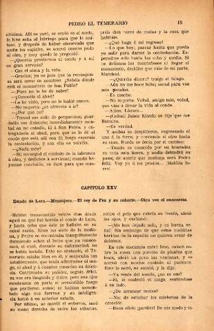 Capitulo XXV. Estado de Lara. Mensajero. El rey de Fez y su cohorte. Otra vez el anacoreta