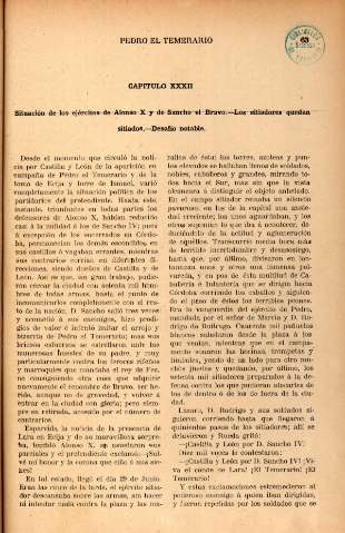 Capitulo XXXII. Situación de los ejércitos de Alonso X y de Sancho el Bravo ...
