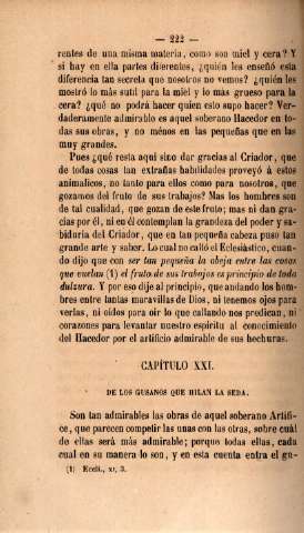 Capítulo XXI. De los gusanos que hilan la seda