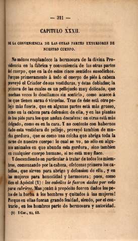Capitulo XXXII. De la convivencia de las otras partes exteriores de nuestro cuerpo