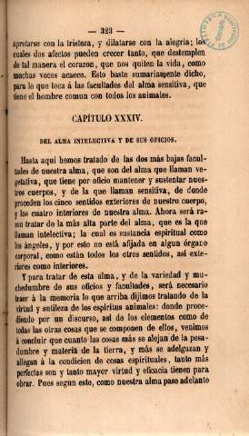 Capítulo XXXIV. Del alma intelectiva y de sus oficios