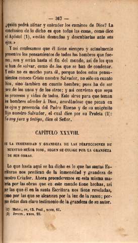 Capítulo XXXVIII. De la inmensidad y grandeza de las perfecciones de nuestro señor Dios, segun se colige por la grandeza de sus obras