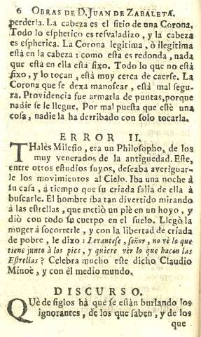 Error Segundo