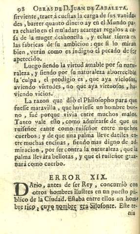 Error XIX