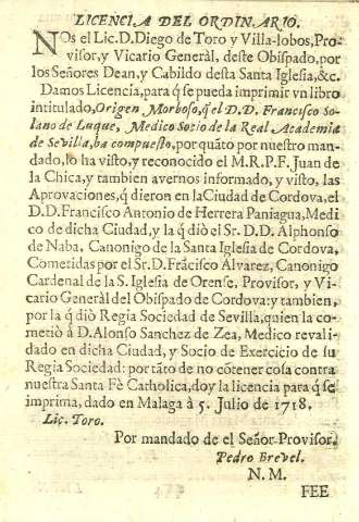 Licencia del Ordinario