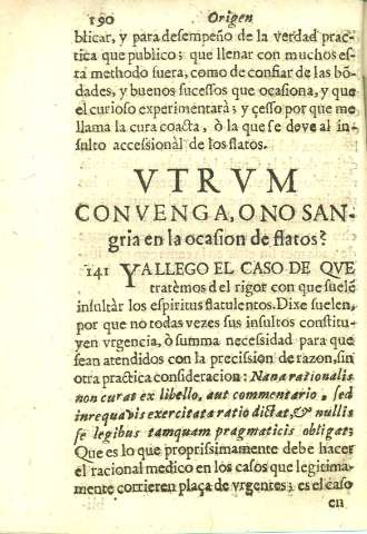 Vtrvm convenga, o no sangria en la ocasion de flatos