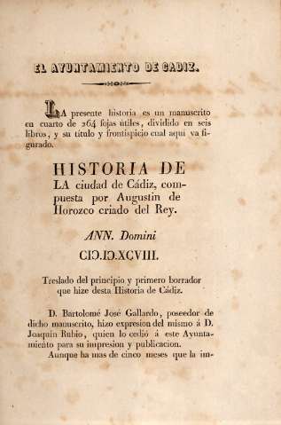 El Ayuntamiento de Cádiz