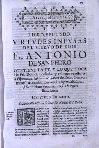 Libro Segundo. Capitulo Primero