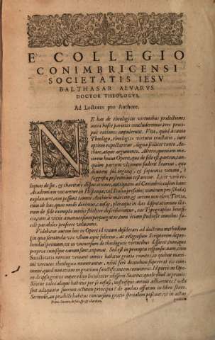 E Collegio Conimbrigensi Societatis Iesv...