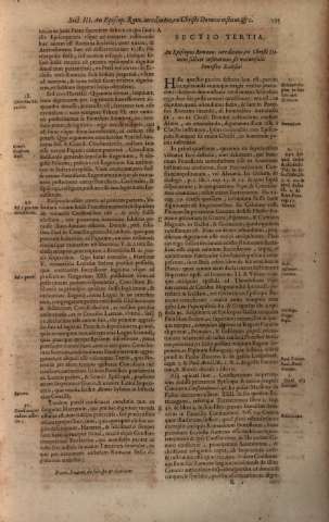 Sectio Tertia