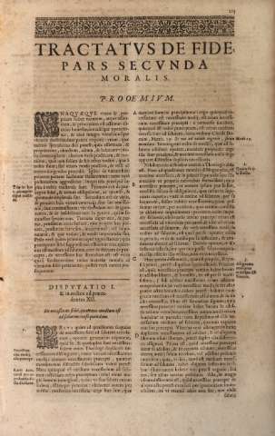 Tractatvs de Fide. Pars Secvnda