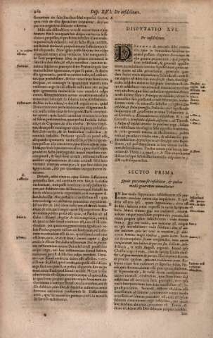 Dispvtatio XVI