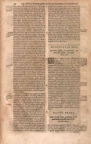 Dispvtatio XVIII