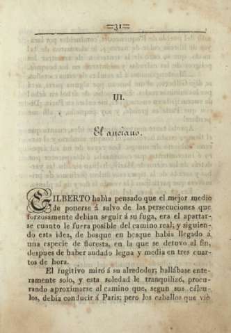 III. El anciano