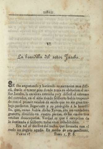 VI. La boardilla del señor Jacobo